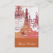 Kronleuchter aus Eiffelturm Visitenkarte (Vorderseite)