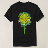 Kronleuchter Blume botanistischer Aquarellsum T-Shirt (Design vorne)