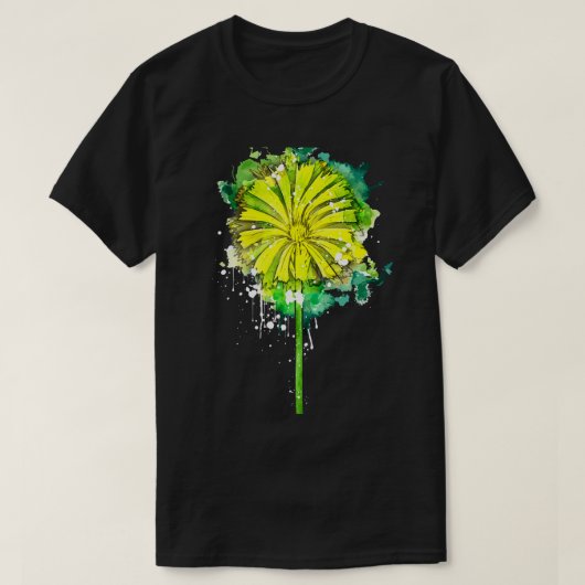 Kronleuchter Blume botanistischer Aquarellsum T-Shirt (Design vorne)