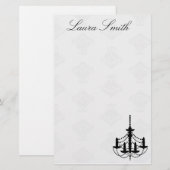 Kronleuchter Briefpapier (Vorne/Hinten)