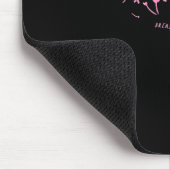 Kronleuchter Brustkrebs-Bewusstsein Rosa RIbbon-Un Mousepad (Ecke)