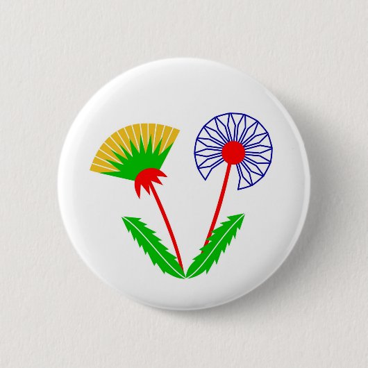 Kronleuchter Button (Vorderseite)