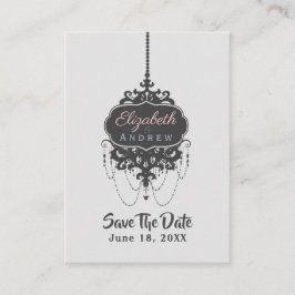 Kronleuchter-Chic (Farbe ändern) - Visitenkarte