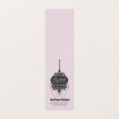 Kronleuchter-Chic (Farbe ändern) - Visitenkarten (Innenseite Aufgefaltet)