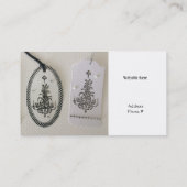 Kronleuchter - Design Visitenkarte (Rückseite)