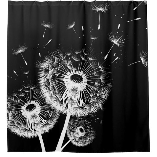 Kronleuchter Duschvorhang (Vorderseite)