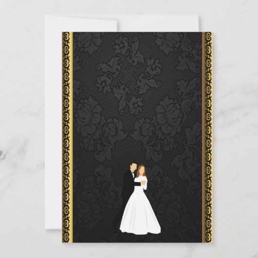 Kronleuchter Einladung (Rückseite)