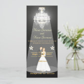 Kronleuchter Einladung (Stehend Vorderseite)