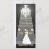 Kronleuchter Einladung (Vorderseite)