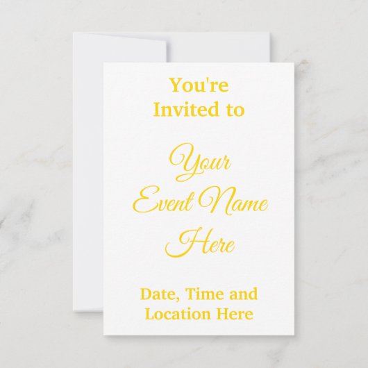 Kronleuchter Einladung (Rückseite)