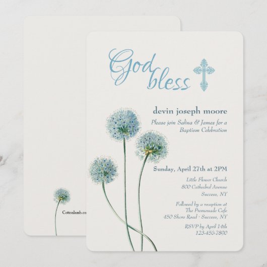 Kronleuchter Einladung (Vorne/Hinten)