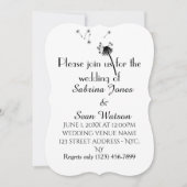 Kronleuchter Einladung (Vorderseite)