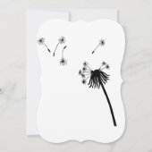 Kronleuchter Einladung (Rückseite)