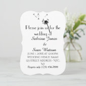 Kronleuchter Einladung (Stehend Vorderseite)