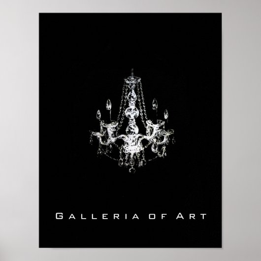 Kronleuchter Elegance ~ Poster 11x14.4 (Vorne)