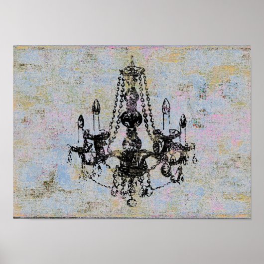 Kronleuchter Elegance ~ Print / Poster (Vorne)