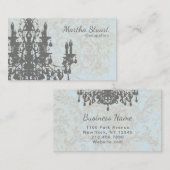 Kronleuchter-FARBE/PAPIER/GRÖSSE-OPTIONEN - Visitenkarte (Vorne/Hinten)