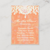 Kronleuchter, FARBE / PAPIER / GRÖSSENOPTIONEN - Visitenkarte (Rückseite)