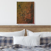 Kronleuchter - FARBE - Wrapped Canvas Leinwanddruck (Insitu (Schlafzimmer))