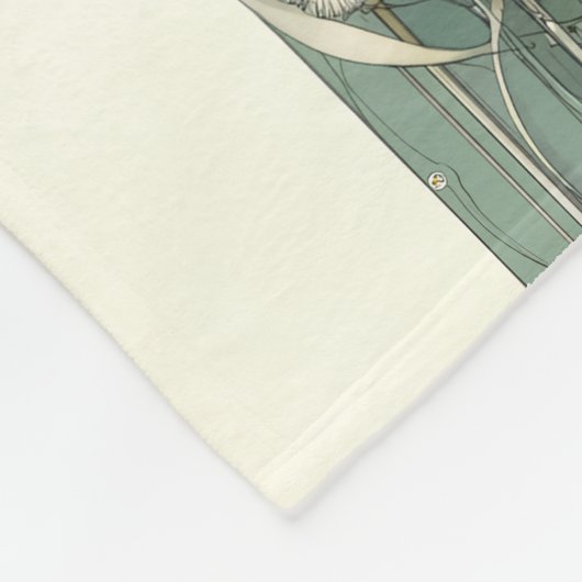 Kronleuchter Fleecedecke (Ecke)