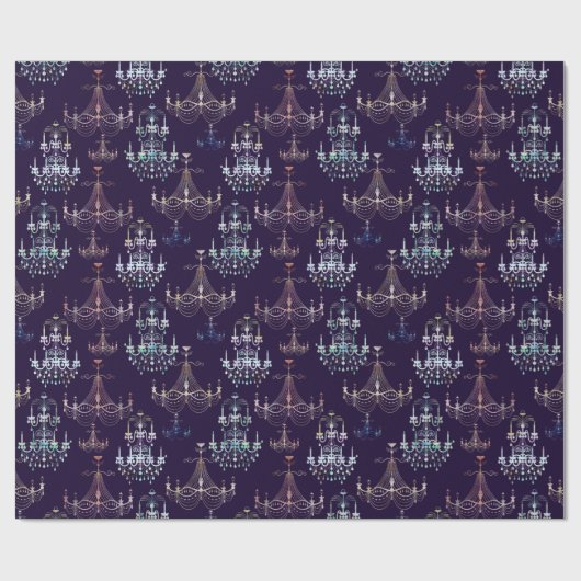 Kronleuchter Geschenkpapier (Flach)