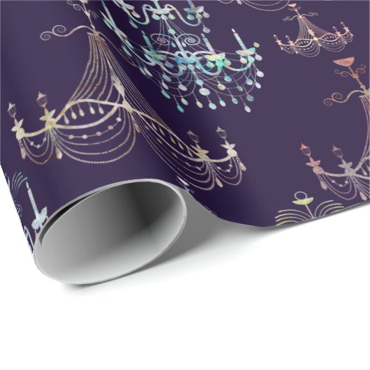 Kronleuchter Geschenkpapier (Rolleneckpunkt)