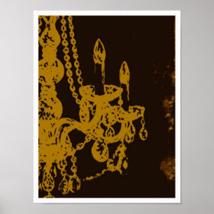 Kronleuchter-Glamour ~ Print / Poster