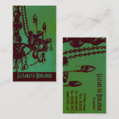 Kronleuchter Glamour ~ Visitenkarte (Vorne/Hinten)