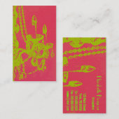 Kronleuchter Glamour ~ Visitenkarte (Vorne/Hinten)