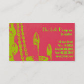 Kronleuchter Glamour ~ Visitenkarte (Rückseite)