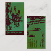 Kronleuchter Glamour ~ Visitenkarte (Vorne/Hinten)