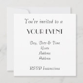 Kronleuchter Hunde Welpen Party Einladung Vorlage (Rückseite)