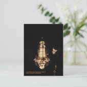 Kronleuchter im Tennessee Theater Postkarte (Stehend Vorderseite)