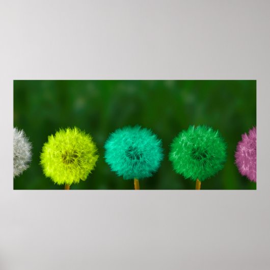 Kronleuchter in mehrfarbigen Farben Poster (Vorne)