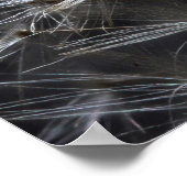 Kronleuchter in schwarz poster (Ecke)