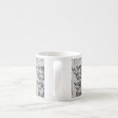 Kronleuchter-Inspiration - Unkraut/Wunsch Espressotasse (Rückseite)