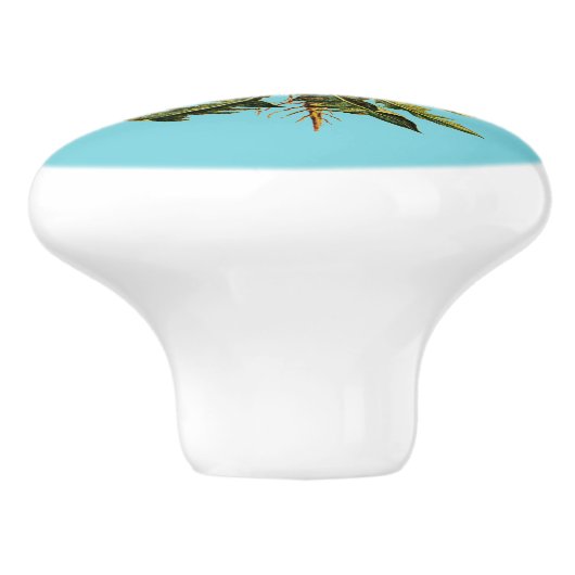 Kronleuchter Keramikknauf (Seitenansicht)