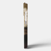 Kronleuchter Kopf in Brauntönen Case-Mate iPhone Hülle (Rückseite / Links)