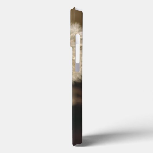 Kronleuchter Kopf in Brauntönen Case-Mate iPhone Hülle (Rückseite / Links)