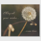 Kronleuchter Kopf in Brauntönen Geschenkpapier (Flach)