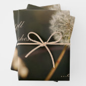 Kronleuchter Kopf in Brauntönen Geschenkpapier Set (Beispiel)