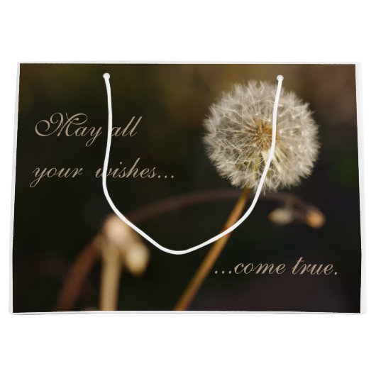 Kronleuchter Kopf in Brauntönen Große Geschenktüte (Vorderseite)