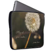 Kronleuchter Kopf in Brauntönen Laptopschutzhülle (Vorne Rechts)