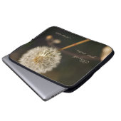 Kronleuchter Kopf in Brauntönen Laptopschutzhülle (Vorne Knopf)