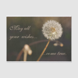 Kronleuchter Kopf in Brauntönen Seidenpapier