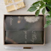 Kronleuchter Kopf in Brauntönen Seidenpapier (Geschenk)