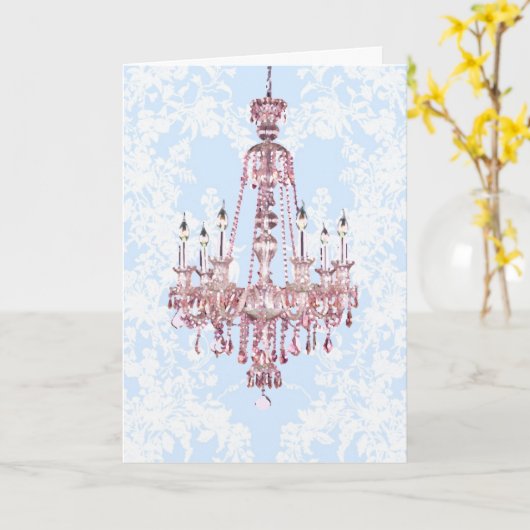 Kronleuchter-Kronen Karte (Gelbe Blume)