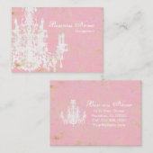 Kronleuchter-Kronen-/PAPIEROPTIONEN/GRÖSSE - Große Visitenkarte (Vorne/Hinten)