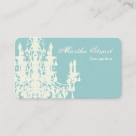 Kronleuchter, Kronleuchter, FARBE & PAPIEROPTIONEN Visitenkarte