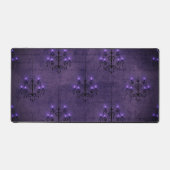 Kronleuchter lila, schwarz-gotisch Vintag Schreibtischunterlage (Vorderseite)